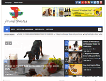 Tablet Screenshot of animalpinatas.com